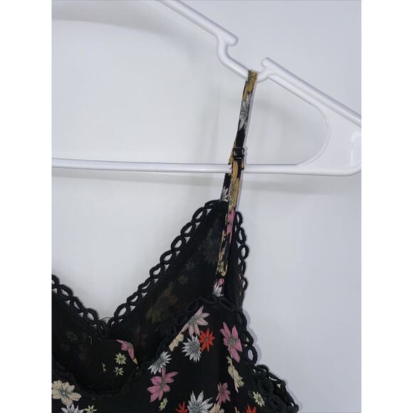 BB Dakota Womens Bloom Town Printed Scalloped Trim Sleeveless Tank Top Small - Picture 6 of 9